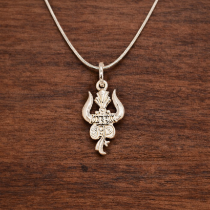 Trishul Damru Pendant - Power and Harmony in Unity