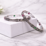 Exquisite Oxidized Bangles: Add Timeless Elegance to Your Ensemble