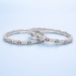 Radiant Silver Kangans: Embracing Tradition with Modern Elegance
