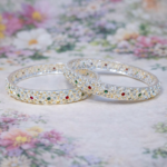 Sleek Silver Kangan - Timeless Elegance and Versatility