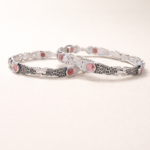 Elegance in Oxidized Silver: Explore Our Stunning Kangan Collection