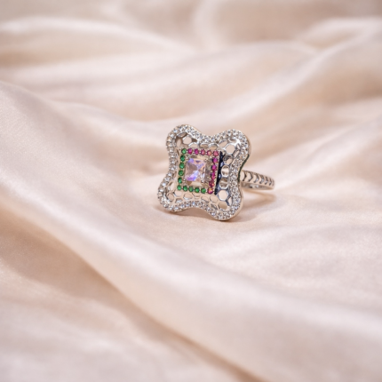 Elegant Sterling Silver 925 Ring with Timeless Elegance