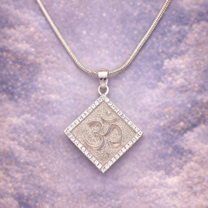 Divine Om: Sacred Pendants for Spiritual Elegance (only pendant)