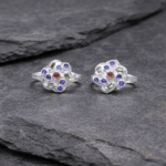 Dazzling Essence: Silver Toe Ring for Effortless Chic