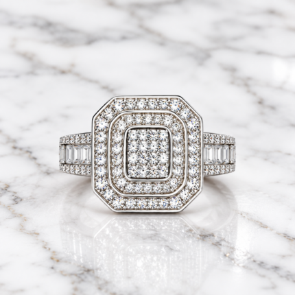 Timeless Elegance: Sterling Silver 925 Ring with Classic Brilliance