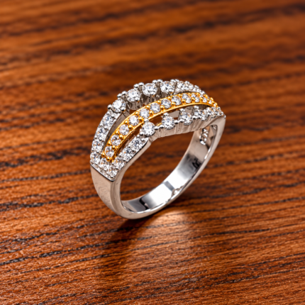 Ethereal Beauty: 925 Sterling Silver Ring with Delicate Design