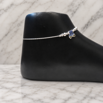 Silver Serenity Anklet: Elegance in Every Step
