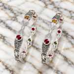 Elegance in Oxidized Silver: Explore Our Stunning Kangan Collection