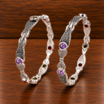 Elegance in Oxidized Silver: Explore Our Stunning Kangan Collection