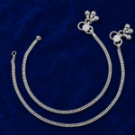 Shimmering Silver Payal: A Timeless Ornament for Graceful Ankles