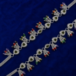 Shimmering Splendor: Silver Payal