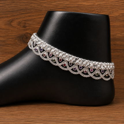 Saubhagya: Graceful Indian Payal for Timeless Charm