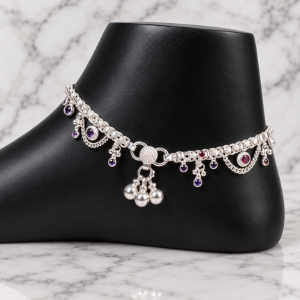 Silver Splendor: Handcrafted Payal