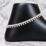 Silver Symphony: Handcrafted Anklet Adornments