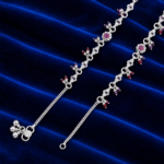 Shimmering Silver: A Timeless Adornment for Your Ankle - Silver Payal