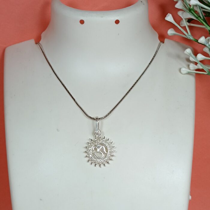 Om Pendant: Embrace Sacred Serenity and Oneness (without chain)