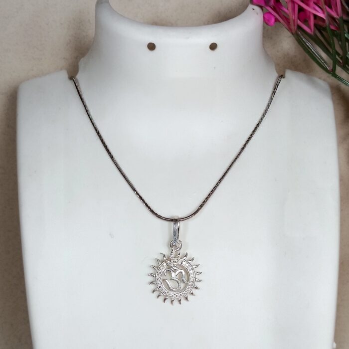 Om Pendant: Embrace Sacred Serenity and Oneness (without chain)