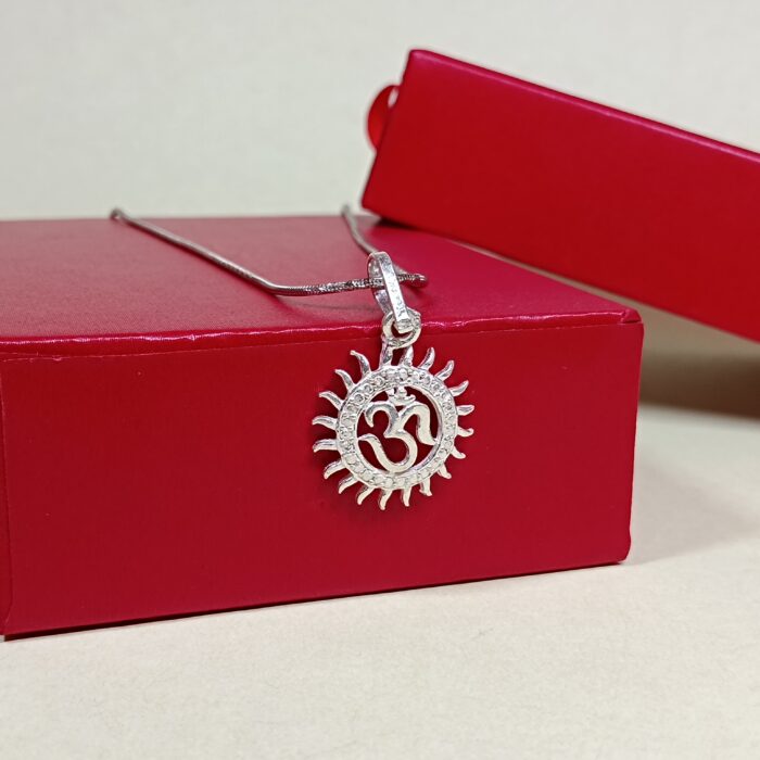 Om Pendant: Embrace Sacred Serenity and Oneness (without chain)