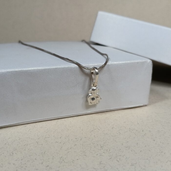Benevolent Blessings: Silver Ganesha Pendant - Symbol of Divine Guidance and Prosperity ( without chain )