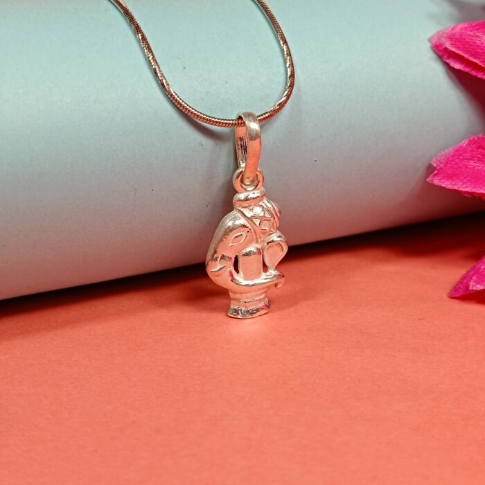 Ganesha with Shivlinga Pendant: Divine Union of Wisdom and Power ( without chain )