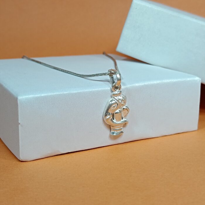 Ganesha with Shivlinga Pendant: Divine Union of Wisdom and Power ( without chain )