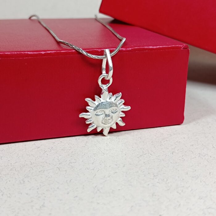 Surya Pendant: Embrace the Radiance of Solar Energy (without chain )