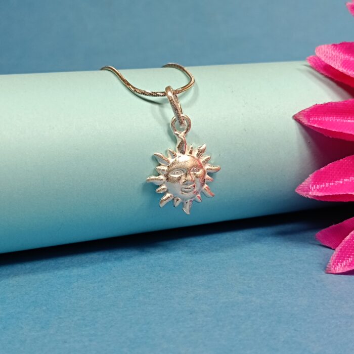 Surya Pendant: Embrace the Radiance of Solar Energy (without chain )