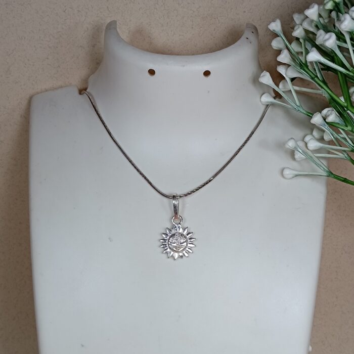 Radiant Surya Pendant - Embrace Solar Power and Vitality (Without Chain)