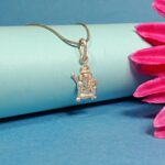 Divine Blessings: Silver Lord Ganesha Pendant - Symbol of Wisdom and Prosperity