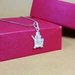 Divine Blessings: Silver Lord Ganesha Pendant - Symbol of Wisdom and Prosperity