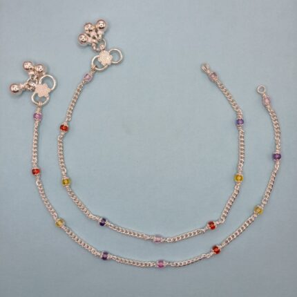 Featherlight Silver Payal: Effortless Elegance for Your Ankles