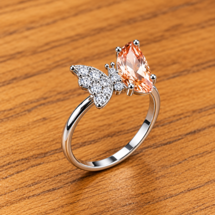 Elegant Sterling Silver 925 Ring with Special Features