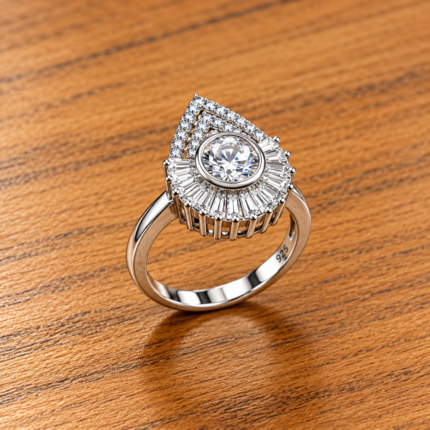 Sterling Splendor: 925 Silver Ring of Endearing Elegance