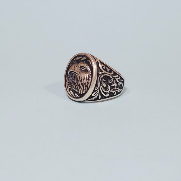 Majestic Silver Eagle Ring