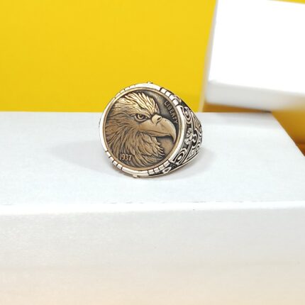 Sterling Silver Eagle Ring