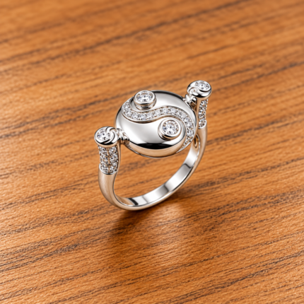Ethereal Silver Harmony Ring