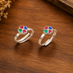 Intricate Silver Toe Ring: Timeless Sophistication