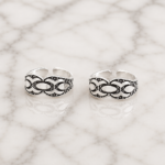 Sculpted Whispers: Adorn Your Toes with Graceful Rings