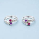 Ethereal Embrace - Silver Toe Ring