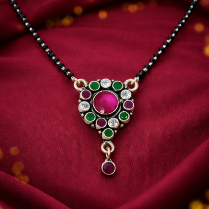 Radiant Unity: Silver Mangalsutra