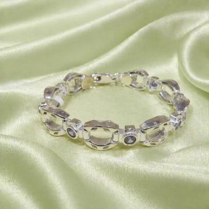 Radiant Reflections Silver Bracelet