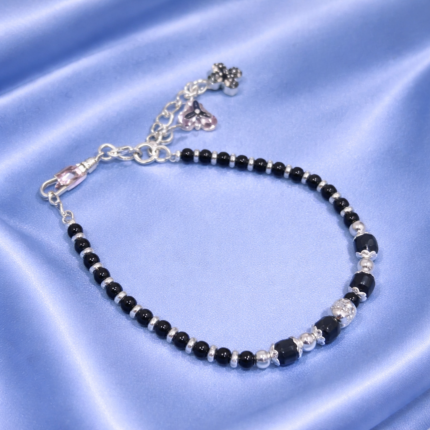 Radiant Allure: Silver Crystal Breeze Bracelet