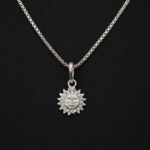 Radiant Solstice: Handcrafted Sun Pendal