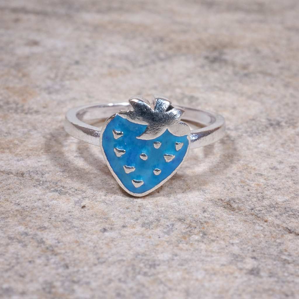 ChatGPT Image Feb 16, 2026, 10_56_48 AM Sweetberry Sparkle: Kids' Silver Strawberry Ring