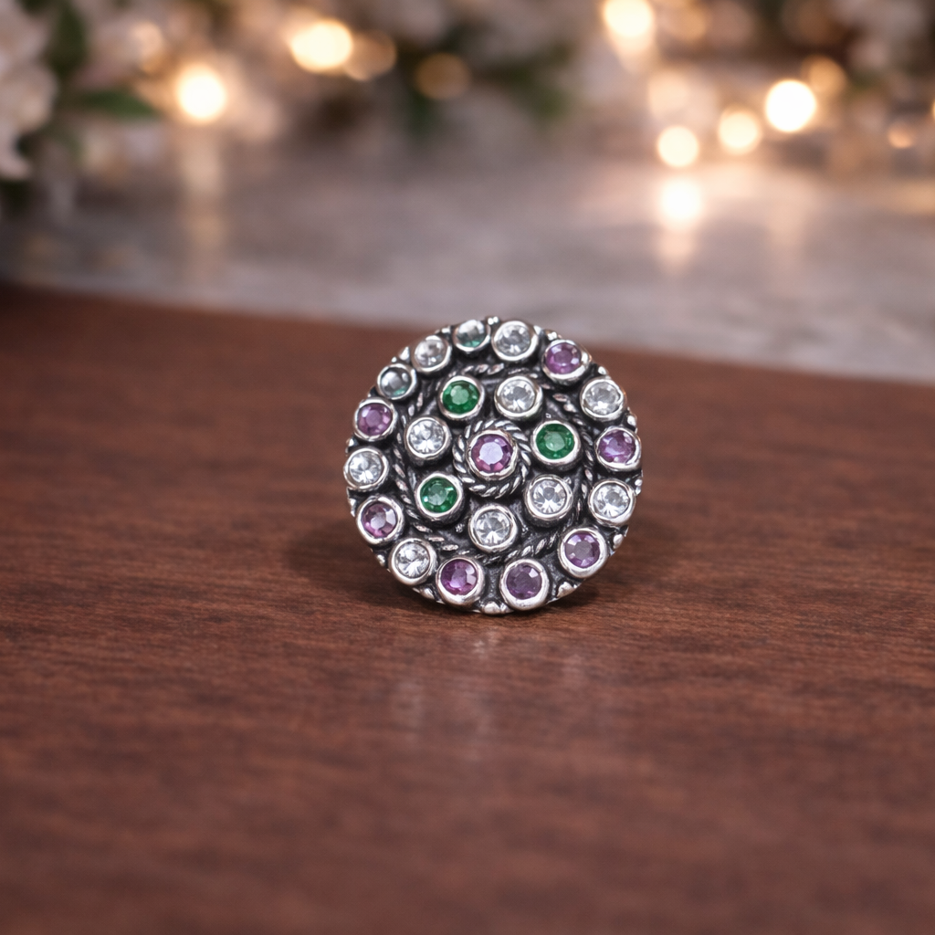 ChatGPT Image Feb 20, 2026, 06_54_20 PM Radiant Serenity: Sterling Silver Ring