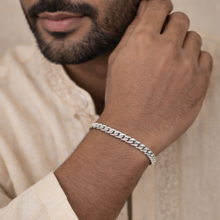 Elegant Silver Infinity Bracelet
