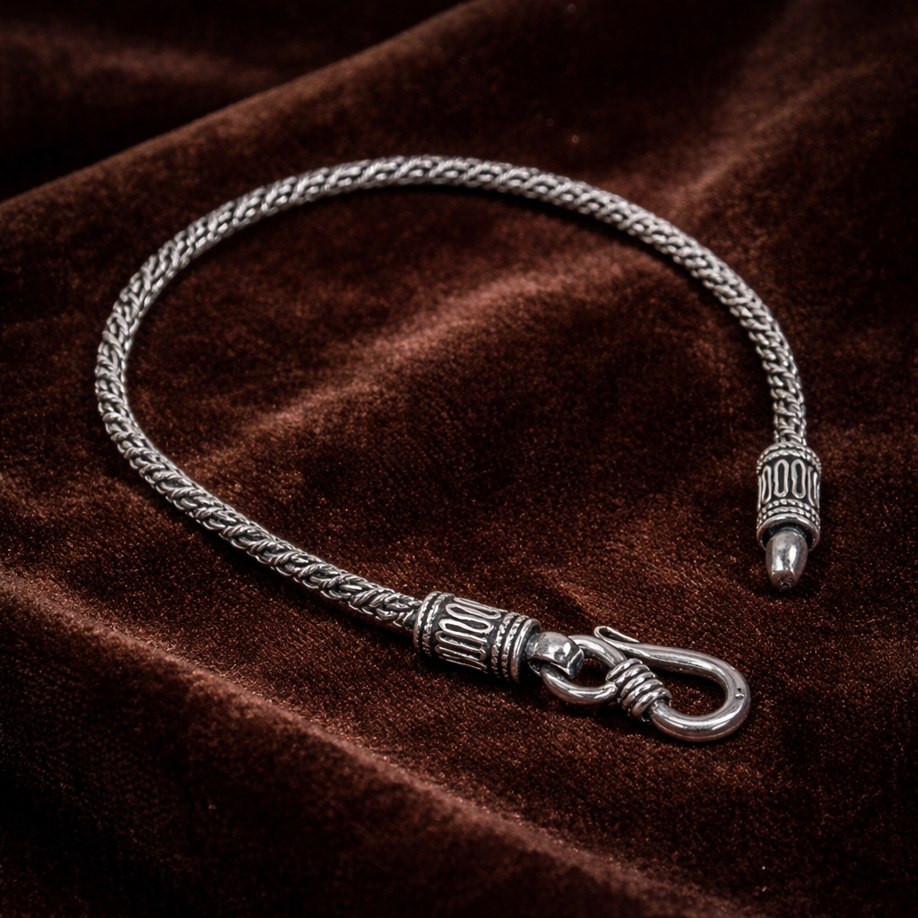 ChatGPT Image Feb 21, 2026, 12_20_33 PM Ethereal Silver Swirl Bracelet