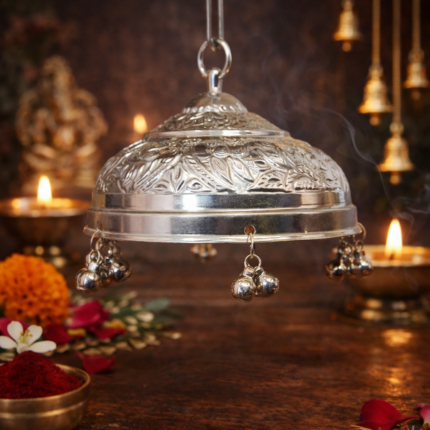 Elegance Unveiled: Silver Chatra
