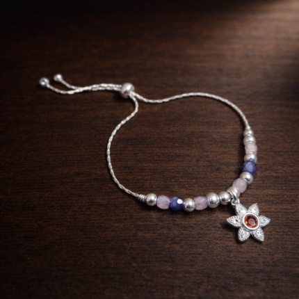 Moonlit Splendor - Silver Ladies Anklet