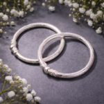 Elegant Kids' Silver Kada Bracelet